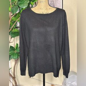 Croft & Barrow Classic Black Crew Neck Sweater